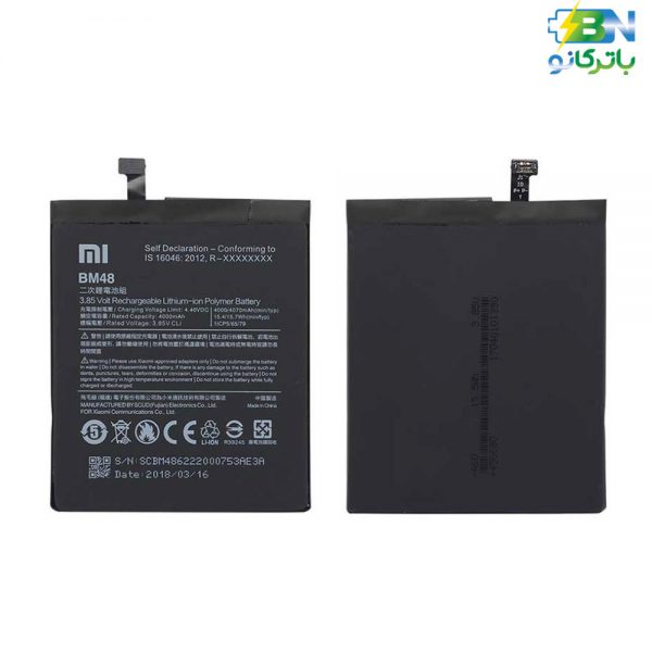 باتری اصلی BM48 ظرفیت 4070 میلی آمپر ساعت مناسب موبایل شیائومی Xiaomi Mi Note2