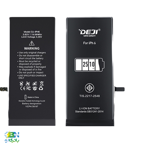 باتری-موبایل-دجی-مدل-DJ-IPH6G-ظرفیت-2510-میلی-آمپر--ساعت-مناسب-برای-گوشی-موبایل-اپل-iPhone-6